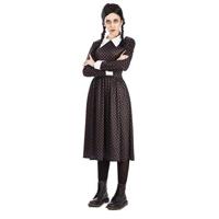 Gothic Addams Family Jurk Dames - thumbnail