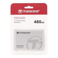 Transcend 220S 480 GB SSD harde schijf (2.5 inch) SATA 6 Gb/s Retail TS480GSSD220S - thumbnail
