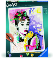 Ravensburger creart schilderen op nummer - audrey hepburn - thumbnail