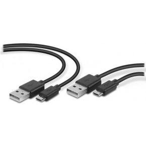 Speedlink Stream Play + Charge Cable Set (Zwart)