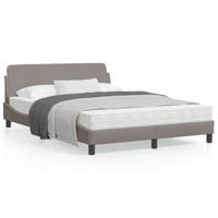 Bedframe "Dover" stof taupe 140x200 cm - thumbnail
