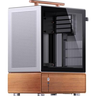 Jonsbo T7 Midi-tower PC-behuizing, Behuizing, Gaming-behuizing Zilver