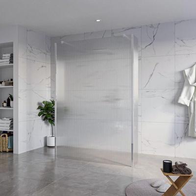 Fortifura Galeria Vrijstaande Inloopdouche - 140x200cm - Helder geribbeld - antikalk - 8mm veiligheidsglas - 2 zijwanden 30cm - wandsteunen en hoekprofielen - Chroom SW927766 2x/SW797954/SW797945 2x/SW358024 2x Fortifura Galeria Vrijstaande Inloopdouche - 140x200cm - Helder geribbeld - antikalk - 8mm veiligheidsglas - 2 zijwanden 30cm - wandsteunen en hoekprofielen - Chroom SW927766 2x/SW797954/SW797945 2x/SW358024 2x