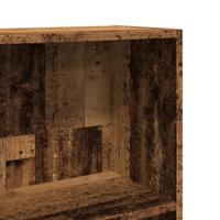 Boekenkast 40x24x143 cm bewerkt hout oud houtkleurig - thumbnail