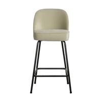 WOOOD Barstoel 'Vogue' Velvet, kleur Pistache (zithoogte 64cm) - thumbnail