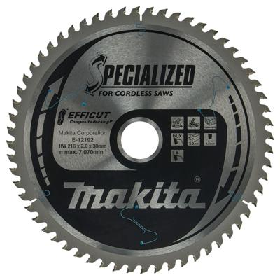 Makita Accessoires Afkortzaagblad WPC Efficut 216x30x2,0 60T 8g - E-12267