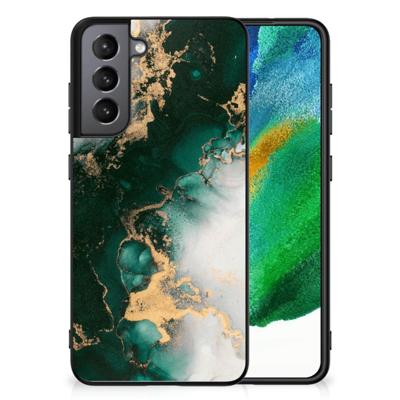 Marmeren Print Telefoonhoesje voor Samsung Galaxy S21FE Marmer Groen Marmeren Print Telefoonhoesje voor Samsung Galaxy S21FE Marmer Groen