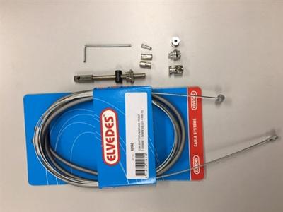 Elvedes v-remkabel trommel universeel zilver