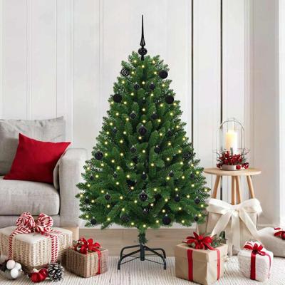 VidaXL Kunstkerstboom met 150 led groen 150 cm pvc en metaal
