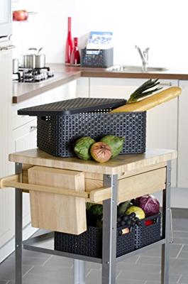 Curver Style opbergbox S antraciet - thumbnail