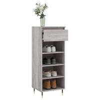 VidaXL Schoenenkast 40x36x105 cm bewerkt hout grijs sonoma - thumbnail