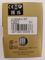 Casio A158WEA-1EF Horloge Retro Classic zilverkleurig-zwart - thumbnail