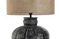 Bureaulamp Home ESPRIT Zwart Aluminium 50 W 220 V 42 x 42 x 69 cm - thumbnail