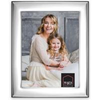 Haes Deco Verzilverde Fotolijst Bari voor een foto van 9x13 cm - Fraai Verzilverd met luxe Houten achterzijde en standaard om neer te zetten - thumbnail