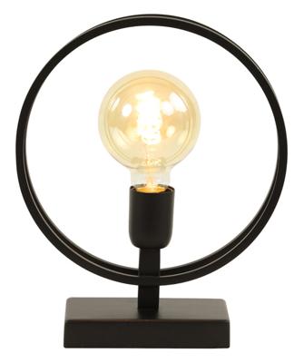 Tafellamp 25x10x30 cm RUDRA mat zwart