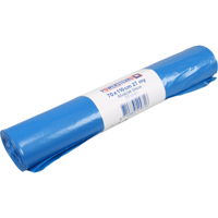 PowerSterko Afvalzak | Gerecycled LDPE | 70x110cm | 27my | blauw | 300 stuks - thumbnail