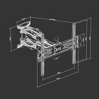 TV houder TM Electron 30 Kg 32"-60" - thumbnail