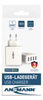 Ansmann HomeCharger HC430 USB-oplader 30 W 4x USB-A Wit Binnen - thumbnail