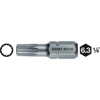 HAZET Bit 2211-4 · 1/4 inch (6,3 mm) zeskant massief · Binnenveeltandprofiel XZN · SW M4 - thumbnail