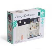 Classic World houten vintage poppenhuis, 36dlg. - thumbnail