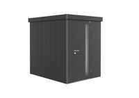 Biohort Neo 2A metalen tuinhuis enkele deur donkergrijs 2A 180x236 cm - thumbnail