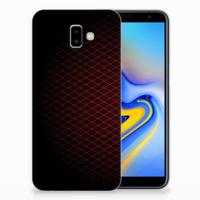 Samsung Galaxy J6 Plus (2018) | TPU bumper | Geruit Rood - thumbnail