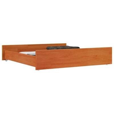 Bedlades 2 st massief grenenhout wasbruin Bedlades 2 st massief grenenhout wasbruin