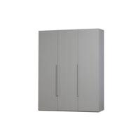 WOOOD Kledingkast 'Rens' 3-deurs, kleur Pebble Grey - thumbnail