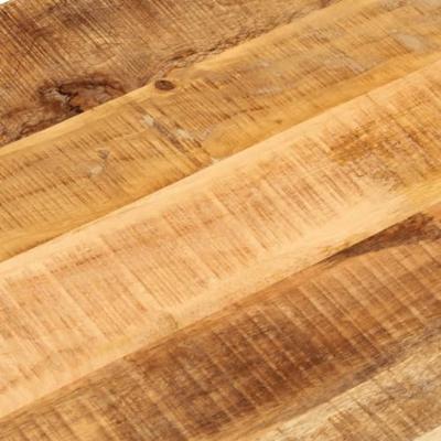 Tafelblad ovaal 110x50x3,8 cm massief ruw mangohout