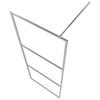 Inloopdouchewand transparant 100x195 cm ESG-glas - thumbnail