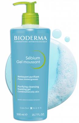 Bioderma Sébium Gel Moussant Nettoyant Purifiant 200ml