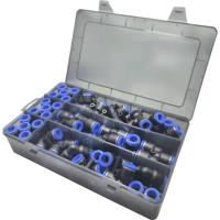 TRU COMPONENTS Pneumatische connector TC-14109148 TC-Fitting set - 10 mm Buis-Ø: 10 mm 60 stuk(s) - thumbnail