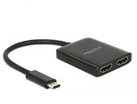 USB C naar 2x HDMI omvormer - thumbnail