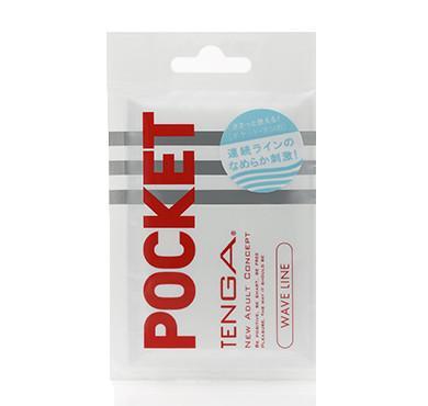 Tenga Pocket Stroker - Praktische Wegwerp Masturbator In Zakformaat Wave Line