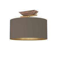Stars of Light Desing plafondlampSantandria goud met bruine kap - 390335 - thumbnail