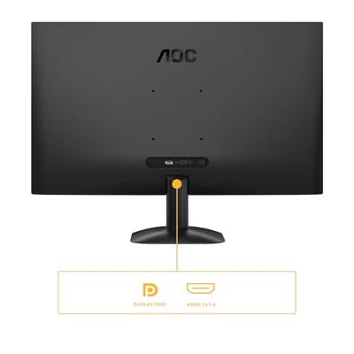 AOC Monitor Q27B35E 27 inch QHD, 75Hz, IPS, 1ms MPRT, Adaptive Sync, HDR10 (2560 x 1440, HDMI 1x1.4, DP 1x1.4), zwart