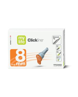 Mylife Clickfine DiamondTip Pennaald 8mm (31G) Mylife Clickfine DiamondTip Pennaald 8mm (31G)