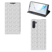 Samsung Galaxy Note 10 | Hoesje met Magneet | Stripes Dots - thumbnail