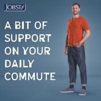 Jobst Travel Socks Zwart 45-46 - thumbnail