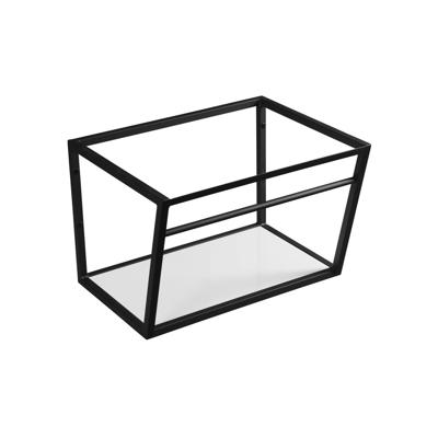 Ophangbeugel Sapho SKA Industrial voor Wastafelblad MA060 60 cm met MDF plank Mat Zwart Sapho