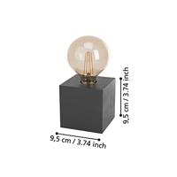 Eglo TafellampPrestwick 2 Donker hout - 43734 - thumbnail