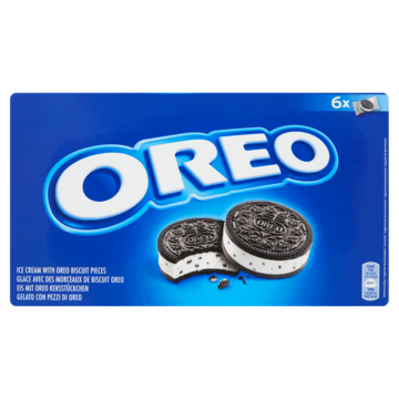 Oreo Mini Ice Cream with Oreo Cookie Pieces 6 x 204 g bij Jumbo