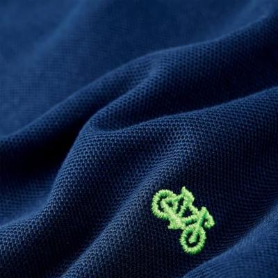 VidaXL Kinderpoloshirt 116 marineblauw
