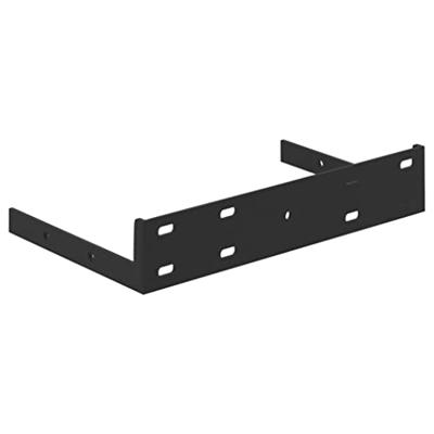 Wandschap zwevend 23x23,5x3,8 cm MDF eikenkleurig en wit