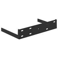Wandschap zwevend 23x23,5x3,8 cm MDF eikenkleurig en wit - thumbnail