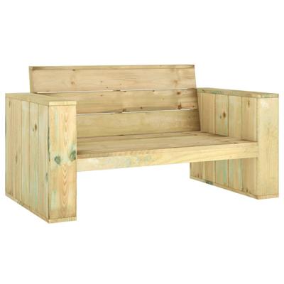 Tuinbank 139 cm geïmpregneerd grenenhout - thumbnail