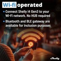 Shelly Shelly i4 Gen3 Scenariomodule Bluetooth, WiFi - thumbnail