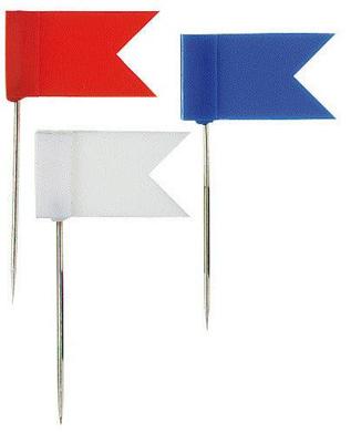 Alco al-710 markeervlaggetjes 20 stuks in doosje wit Alco al-710 markeervlaggetjes 20 stuks in doosje wit