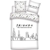 Friends Dekbedovertrek wit- 240 x 220 cm - thumbnail