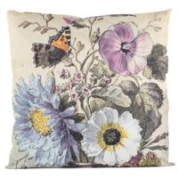 Anna's Collection buitenkussen boeket bloemen 60x60cm multi - thumbnail